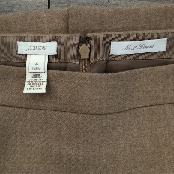 J. Crew 100% wool skirt - Picture 3 of 4